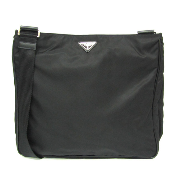 PRADA Black Leather Shoulder Bag - Picture 1 of 10